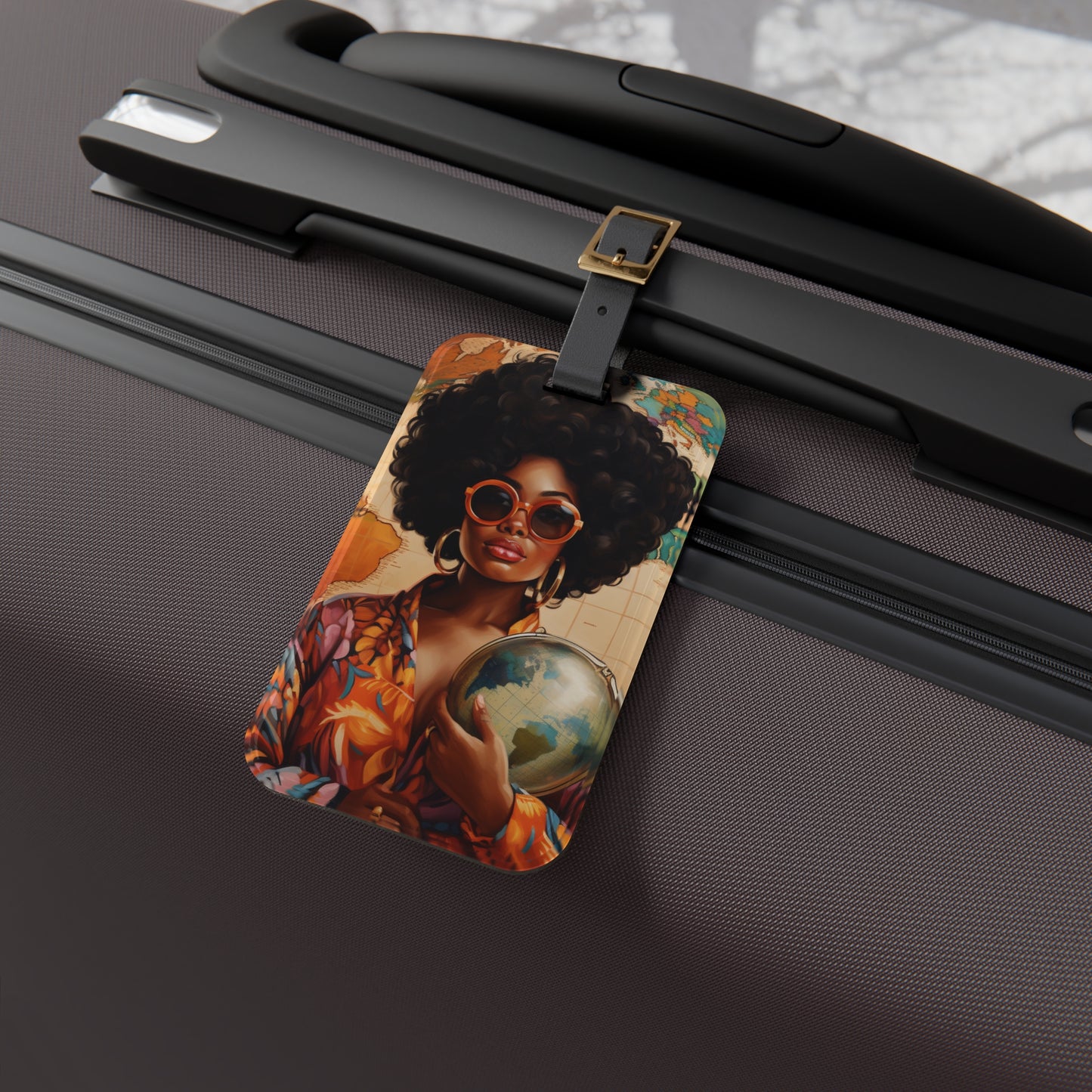 It's A Woman's World Luggage Tag