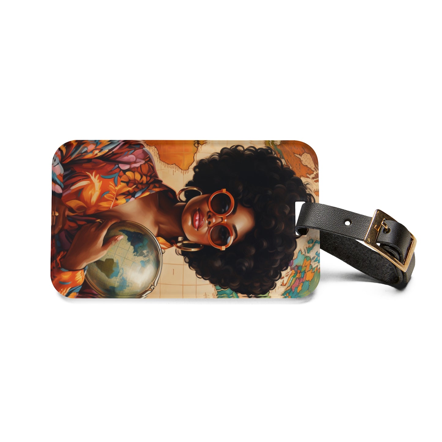 It's A Woman's World Luggage Tag