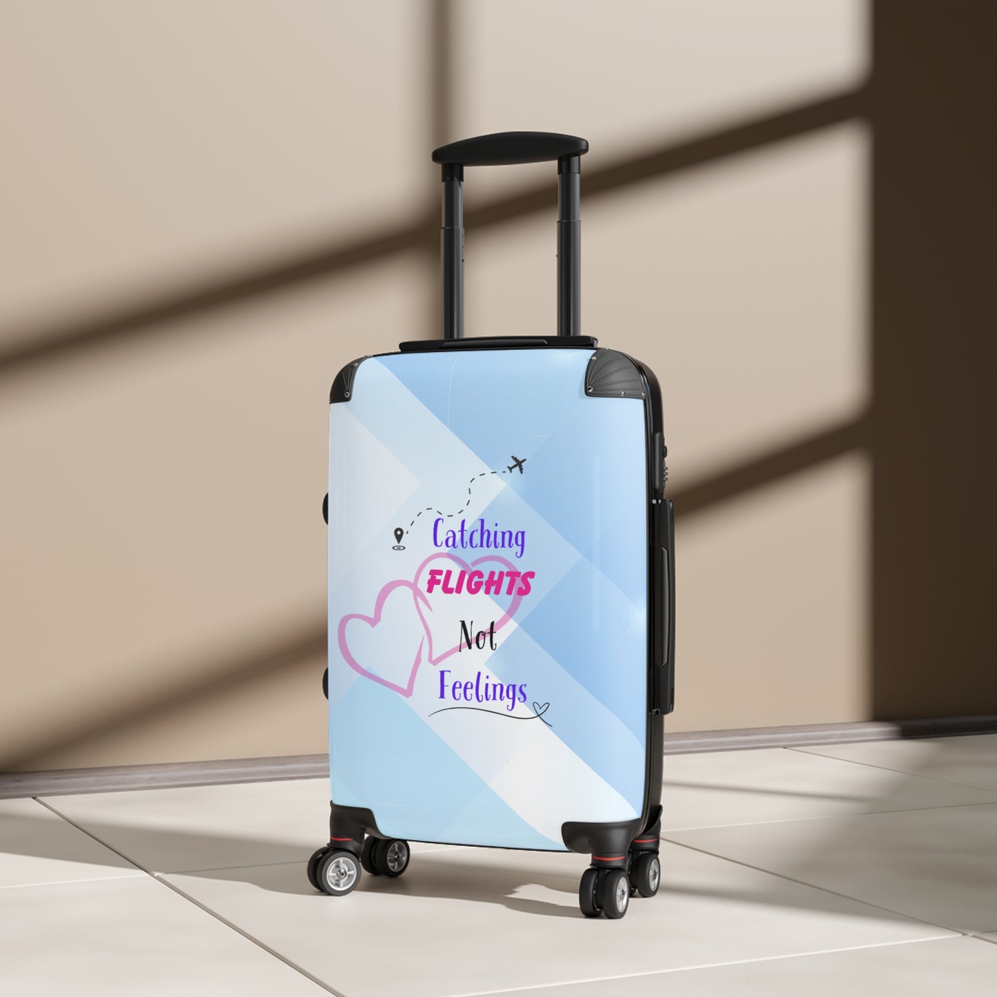 Catching Flights Not Feelings Suitcase
