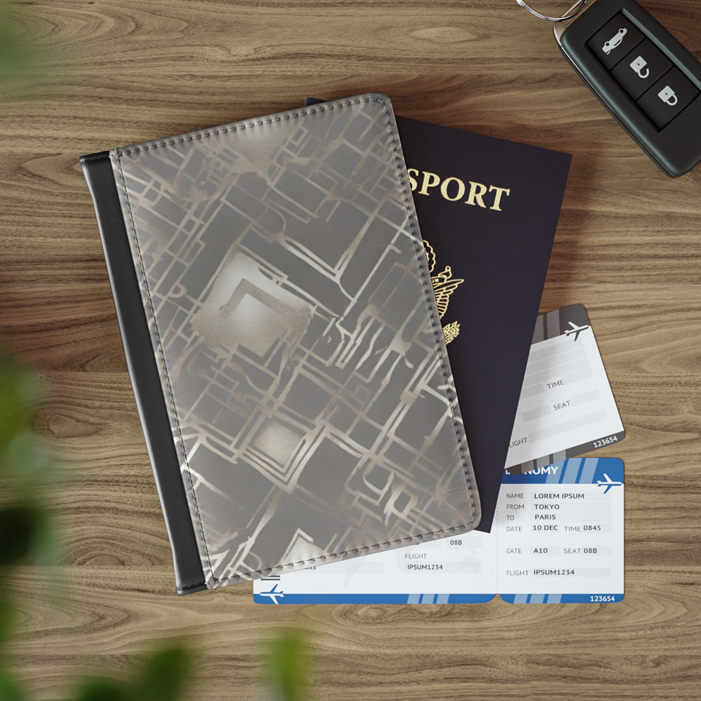 Metallic Odyssey Passport Cover