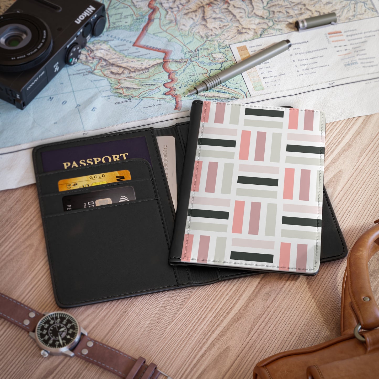 Blush Horizon Passport Cover