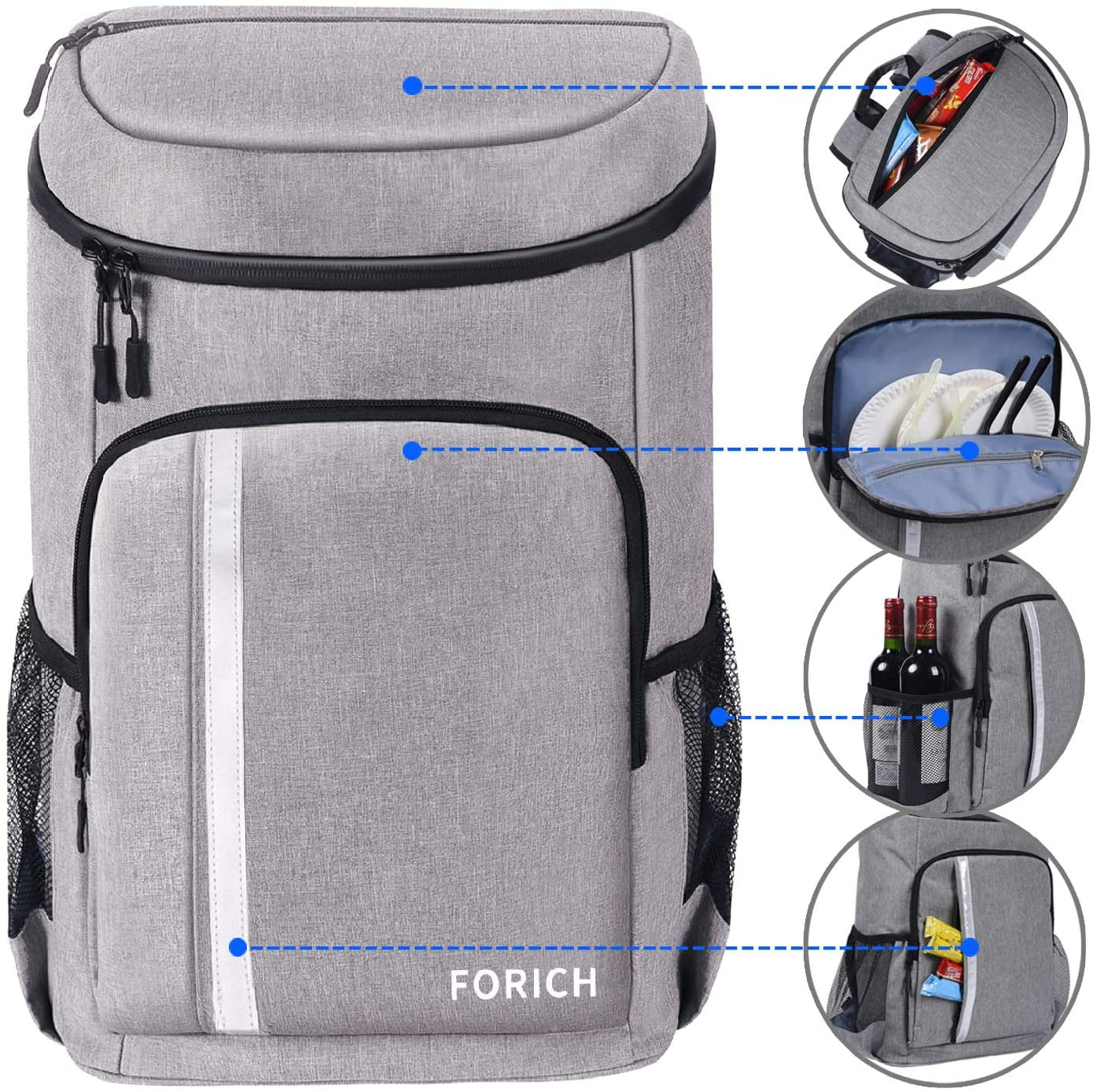 Insulated Backpack Cooler Bag Leakproof/Waterproof