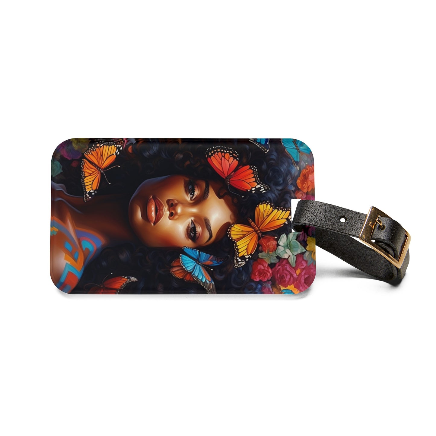 Butterfly Woman Luggage Tag