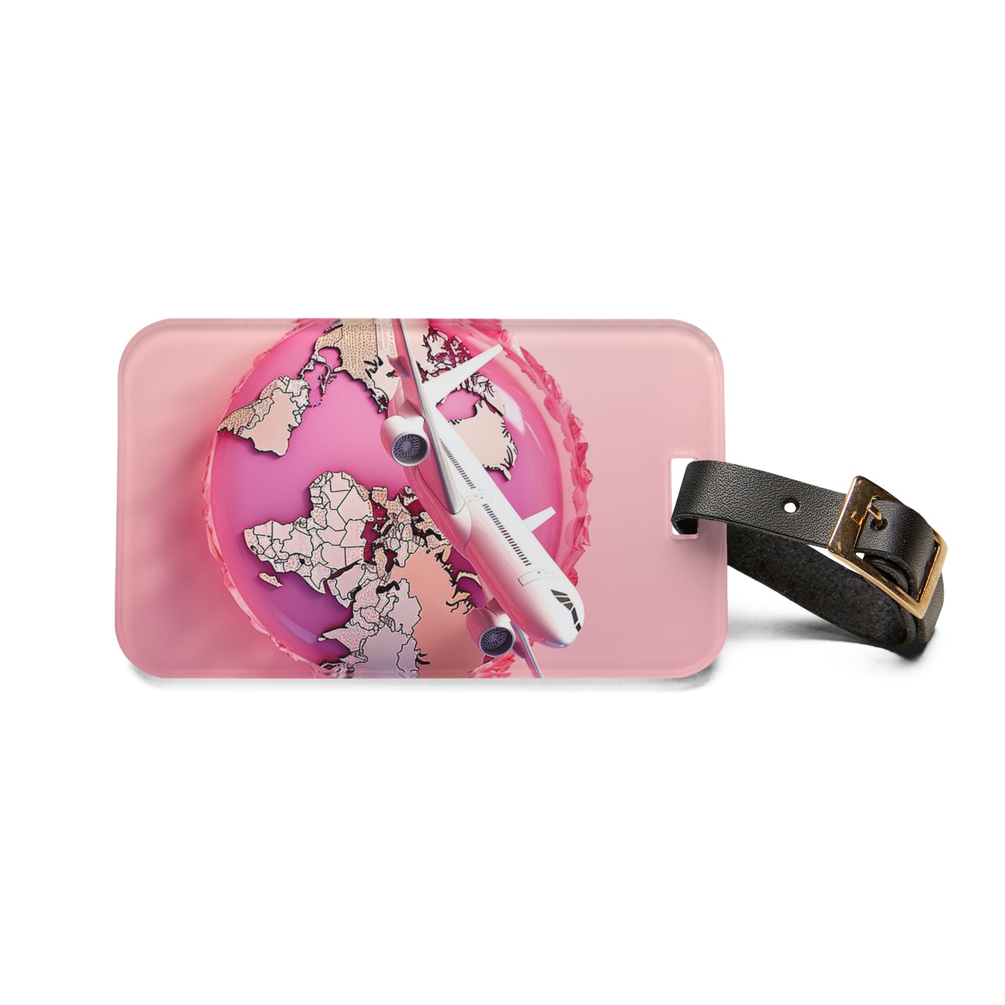 Global Pink Luggage Tag