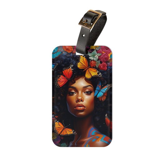 Butterfly Woman Luggage Tag