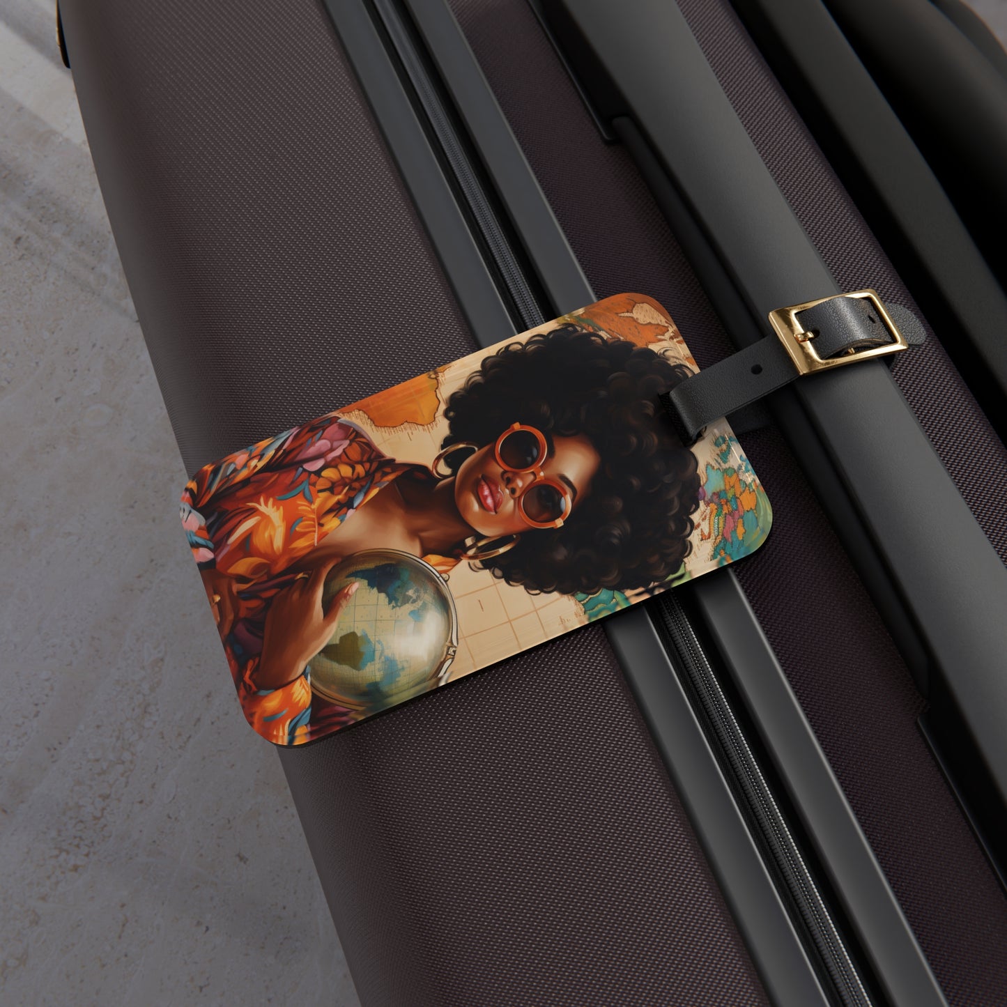 It's A Woman's World Luggage Tag