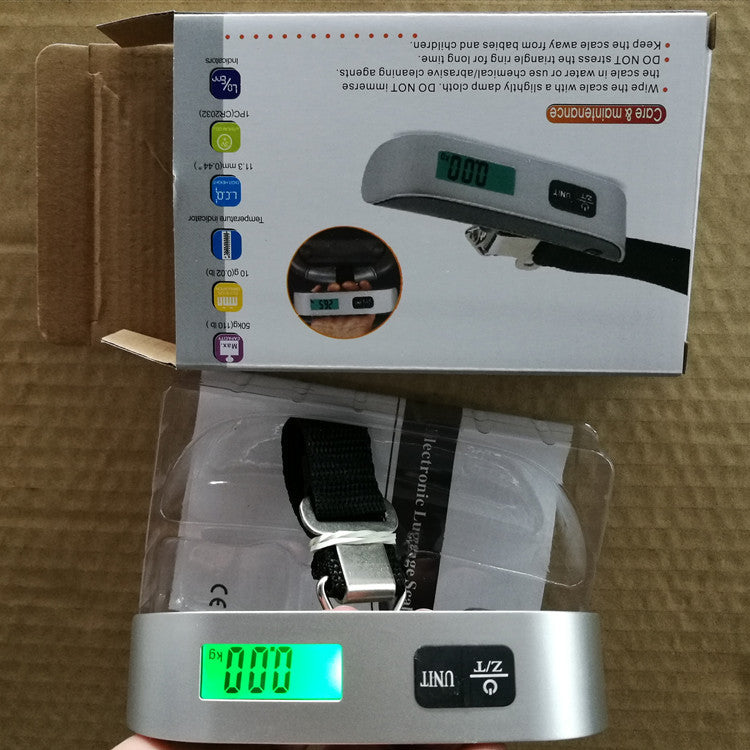 Portable Digital Luggage Scale with LCD Display – Compact, Durable, and Precise