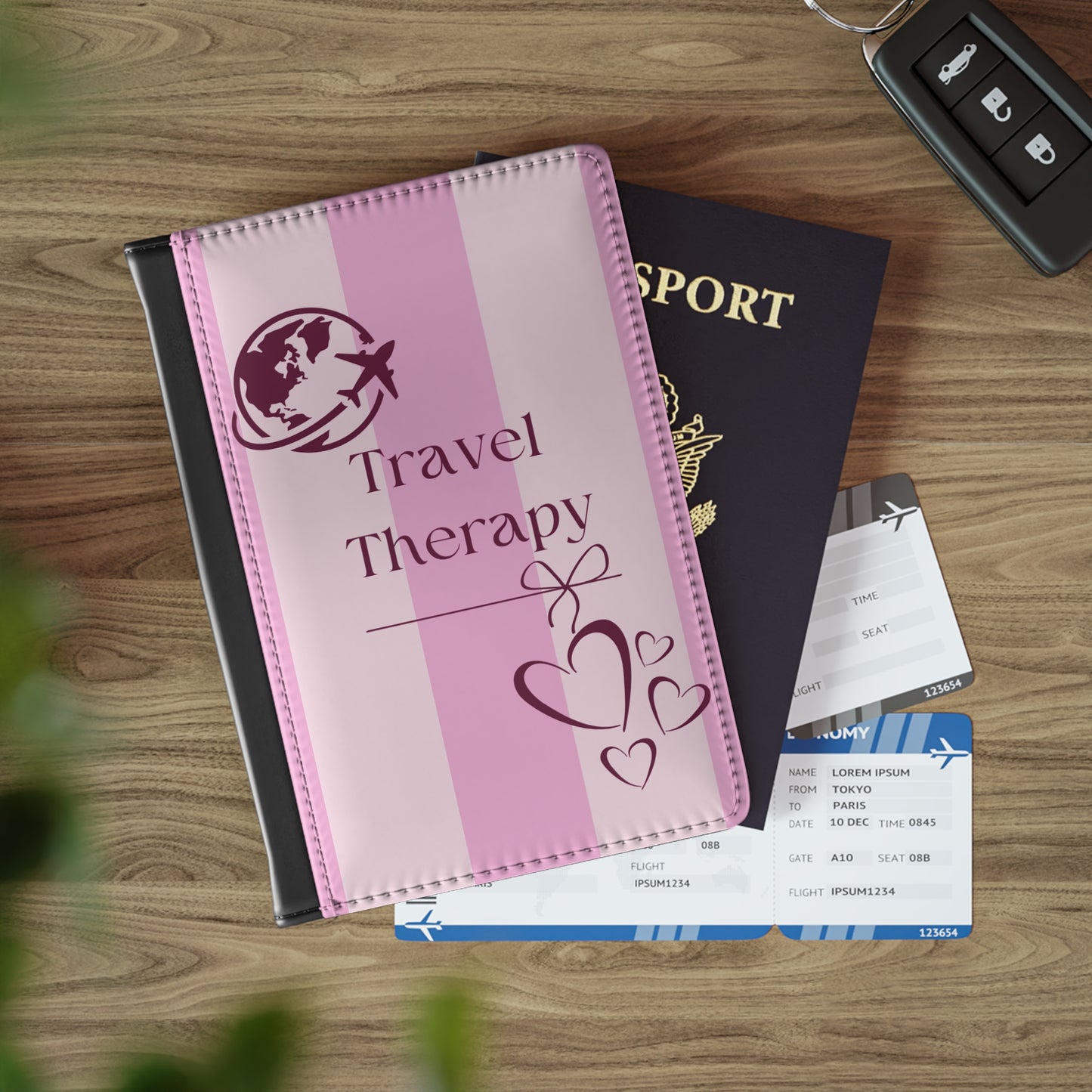 Travel Therapy Passport Cover