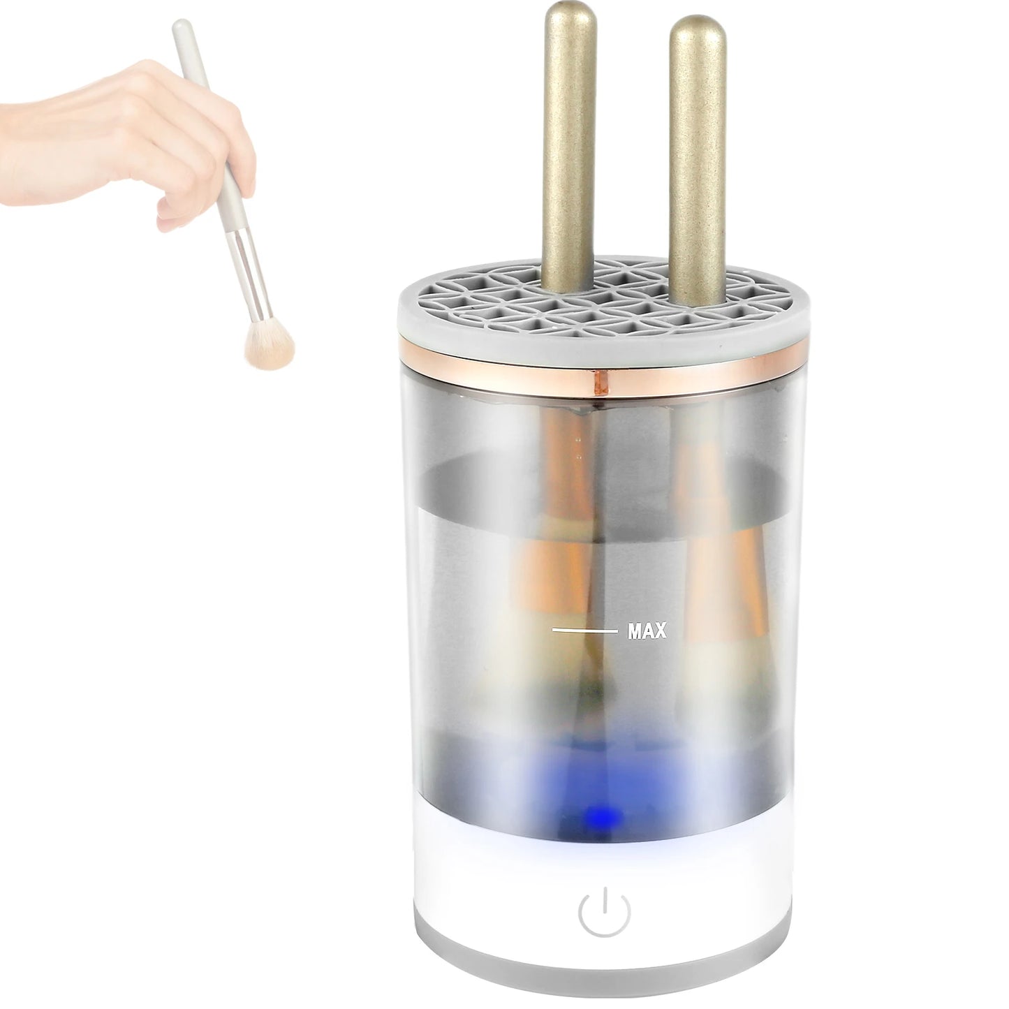Electric Makeup Brush Cleaner USB Powered Cosmetic Brush Deep Cleaning Tool