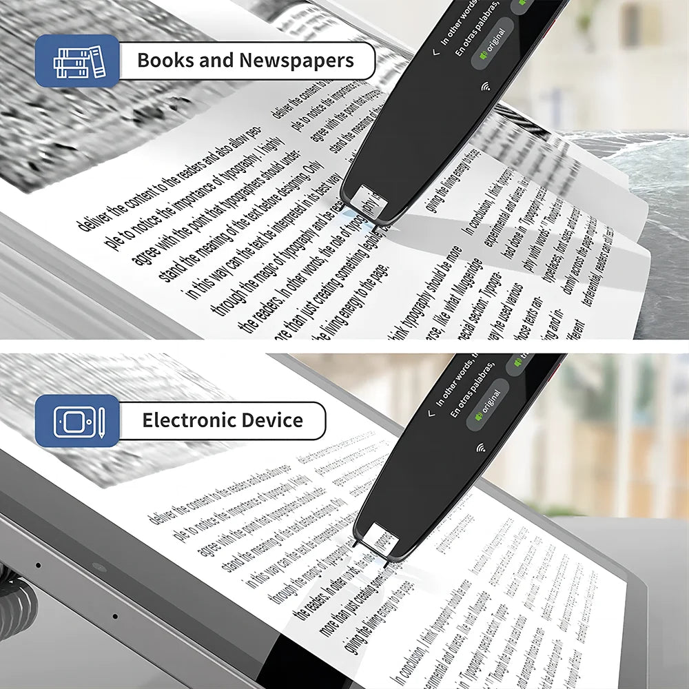 Smart Voice Scan Translator Pen Multifunctiontranslation Real Time 121 Languages Translator Pen