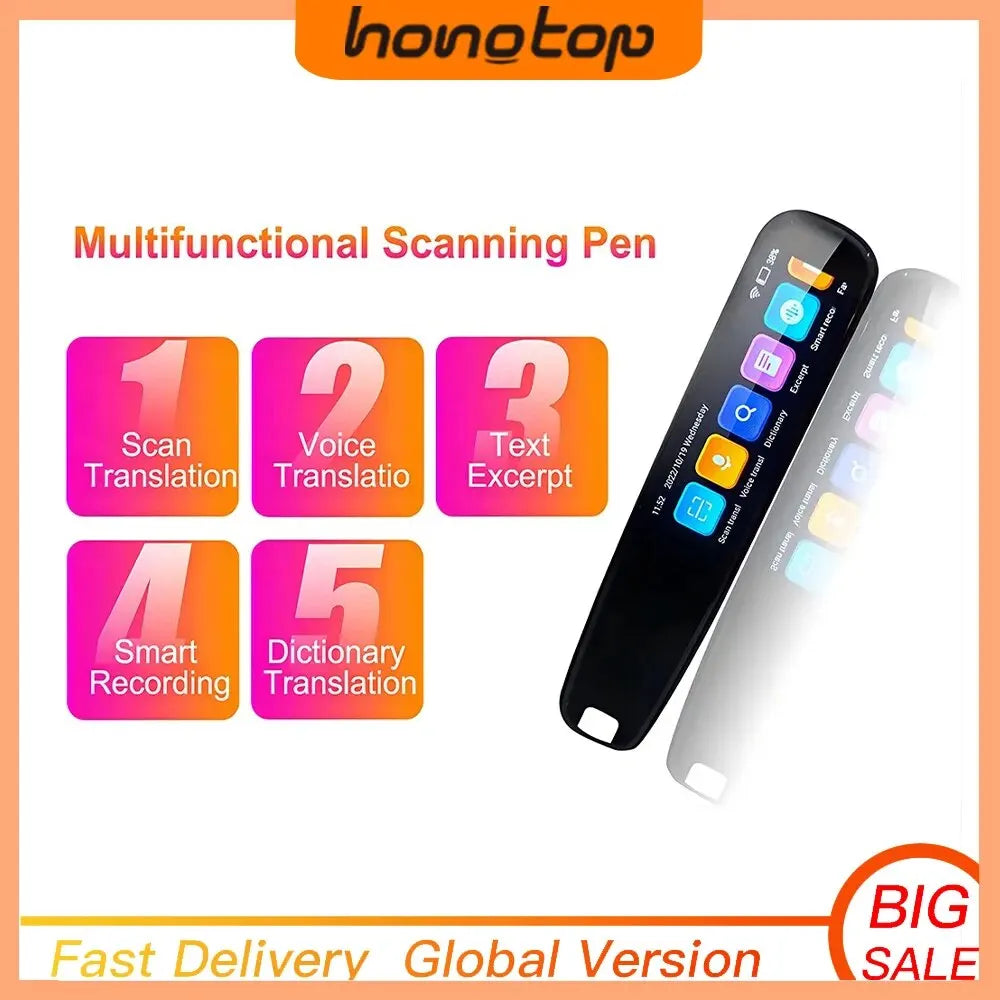 Smart Voice Scan Translator Pen Multifunctiontranslation Real Time 121 Languages Translator Pen